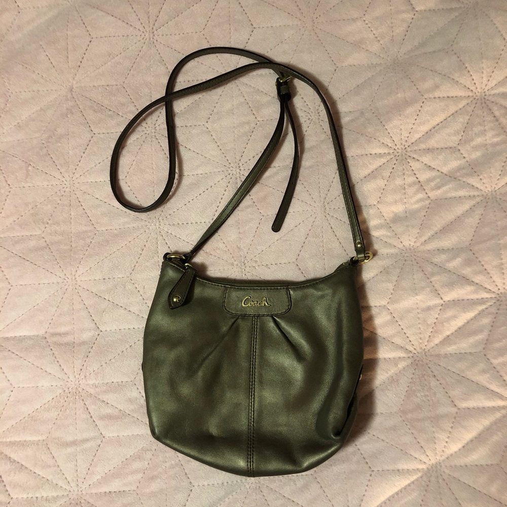 Coach Crossbody Olive Brown Purse